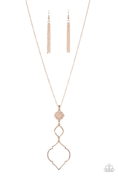 Marrakesh Mystery - Rose Gold Necklace