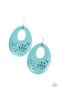 Home TWEET Home - Blue Earrings