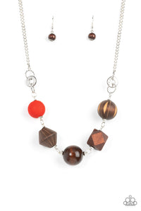 Eco Extravaganza - Red Necklace