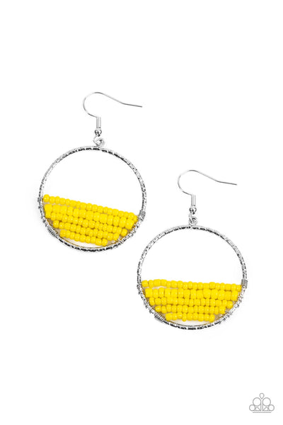 Head-Over-Horizons - Yellow Earrings