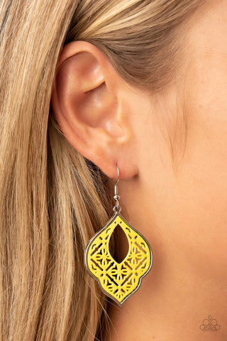 Thessaly Terrace - Yellow Earrings