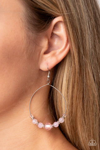 Ambient Afterglow - Pink Earrings
