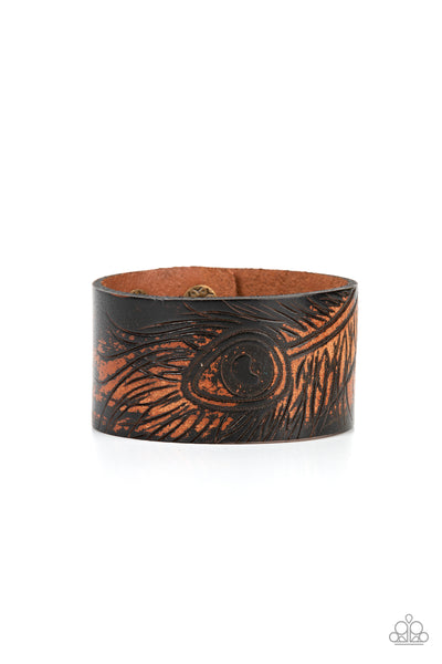 Positively Peacock - Black Urban Bracelet