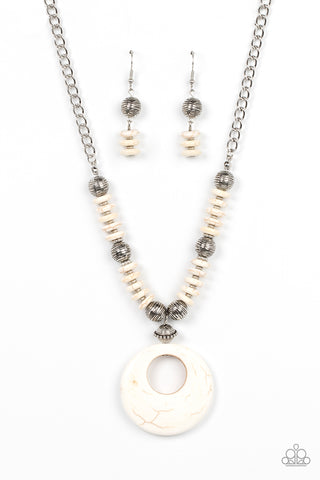Oasis Goddess - White Necklace