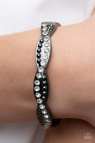 Empire Envy - Black Hinge Bracelet