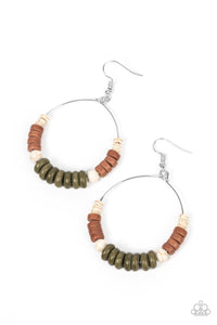 Earthy Esteem - Green Earrings