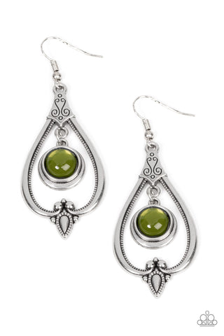 Ethereal Emblem - Green Earrings