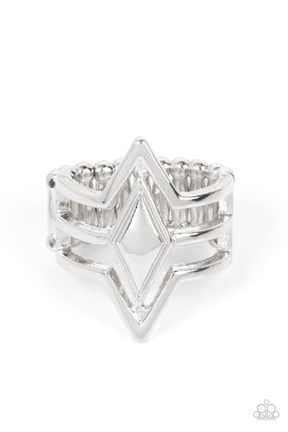 Deceivingly Diamond - Silver Ring