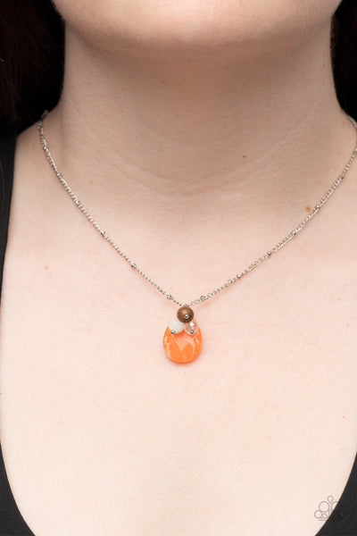Cherokee Canyon - Orange Necklace