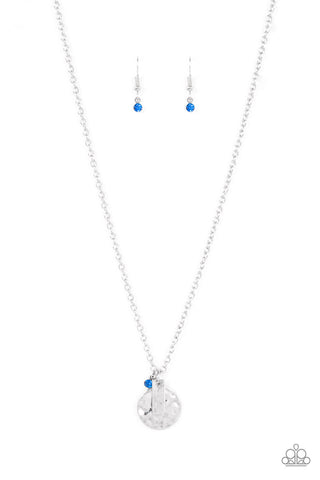 Minimal EFFORTLESS - Blue Necklace