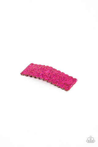 Shimmery Sequinista - Pink Hair Clip