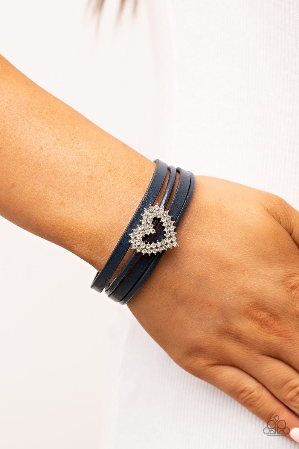 Wildly in Love - Blue Bracelet