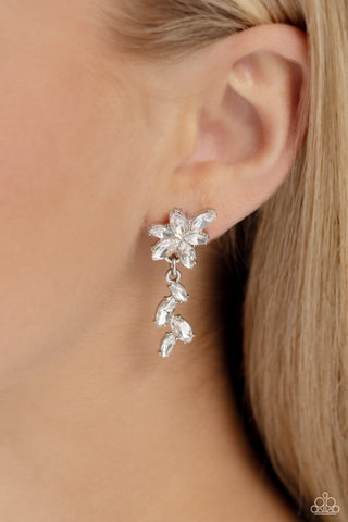Goddess Grove - White Earrings