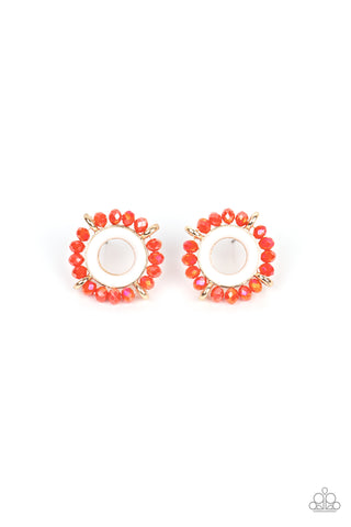 Nautical Notion - Orange Earrings