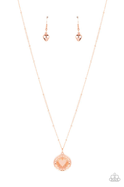 Lovestruck Shimmer - Copper Necklace