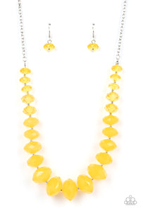 Happy-GLOW-Lucky - Yellow Necklace