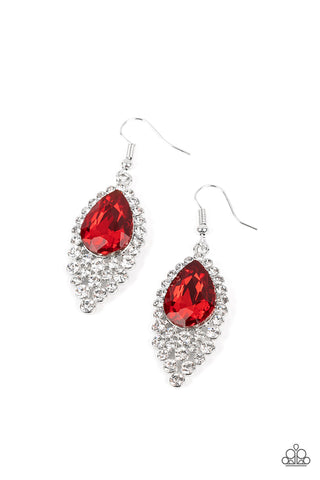 Glorious Glimmer - Red Earrings
