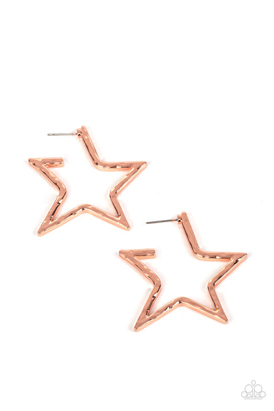 All-Star Attitude - Copper Earrings