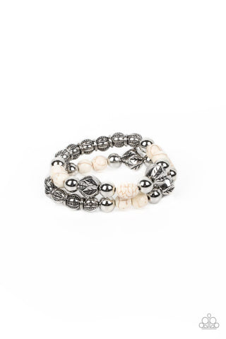 Sagebrush Saga - White Bracelet