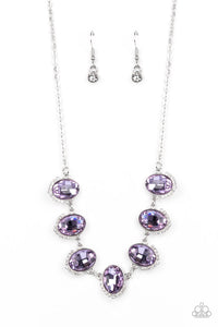 Unleash Your Sparkle - Purple Necklace