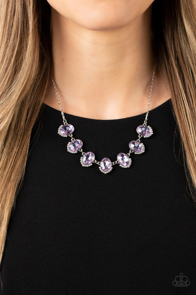 Unleash Your Sparkle - Purple Necklace