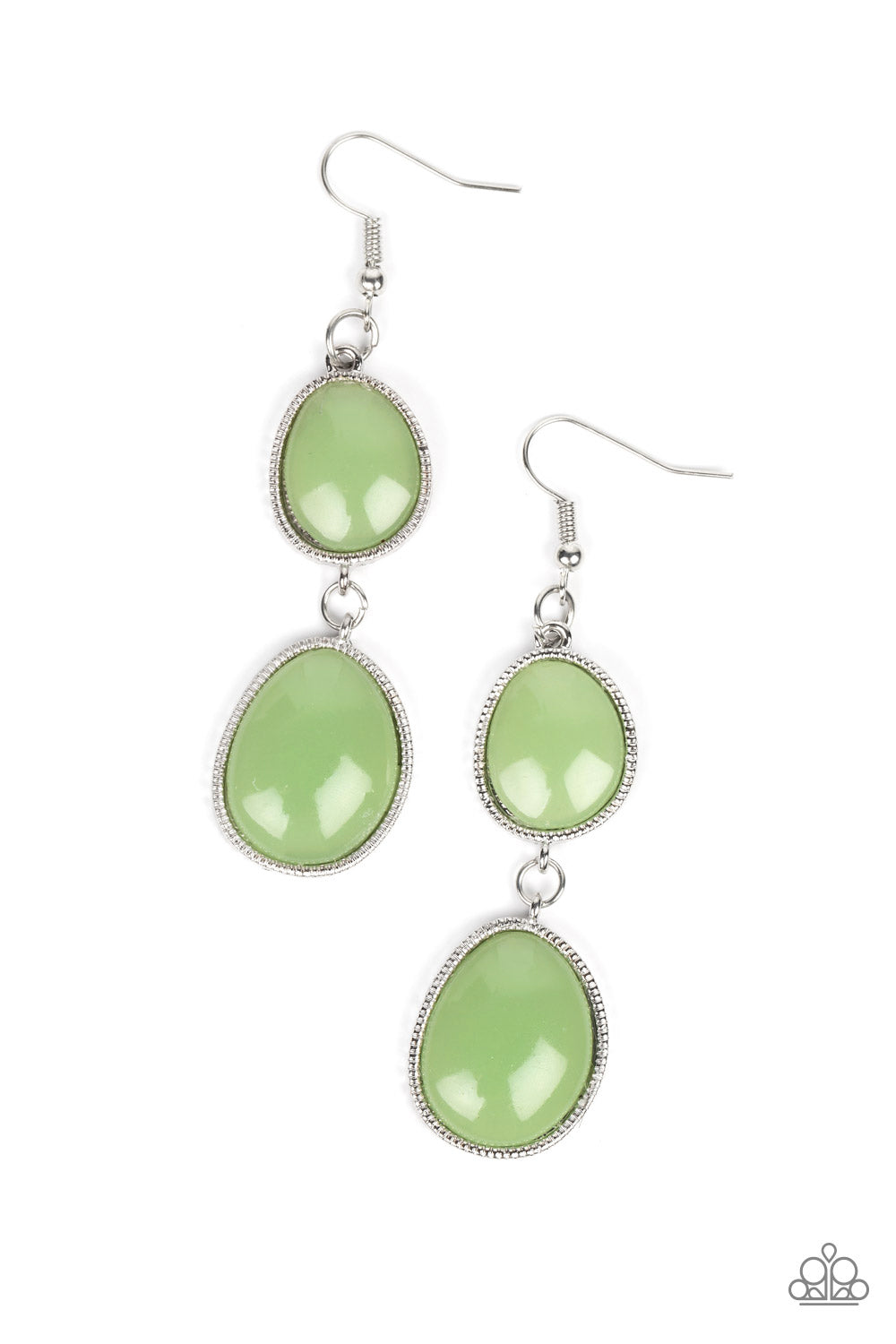 Mediterranean Myth - Green Earrings