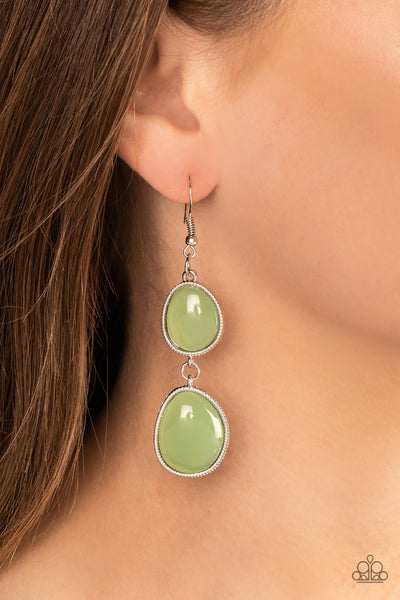 Mediterranean Myth - Green Earrings