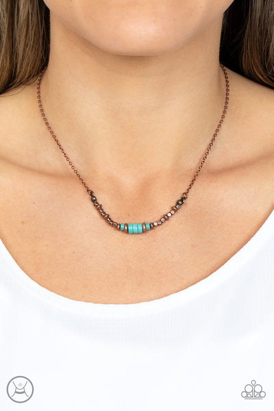 Retro Rejuvenation - Copper Choker Necklace