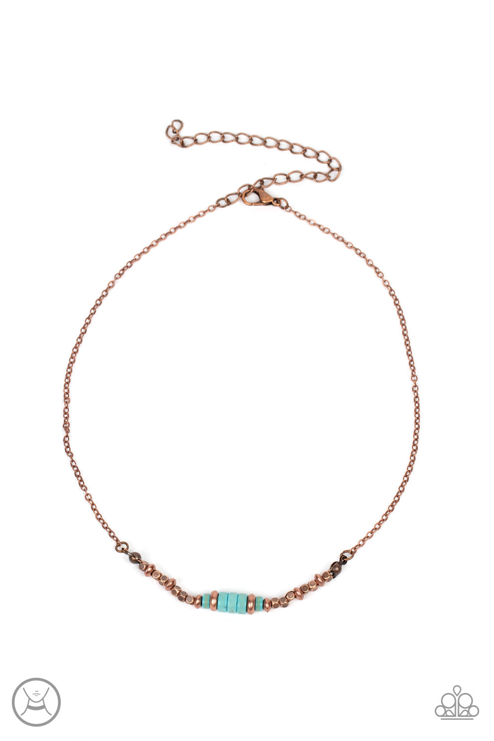 Retro Rejuvenation - Copper Choker Necklace