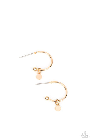 Modern Model - Gold Mini Hoop Earrings