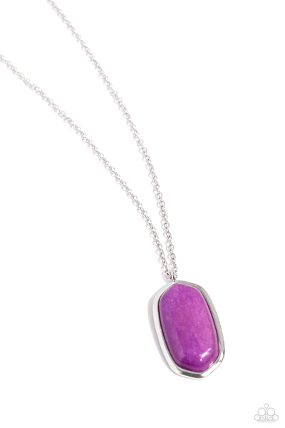 STYLE in the Stone - Purple Necklace