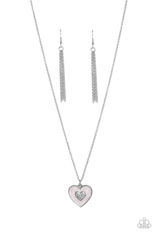 So This Is Love - Pink Necklace