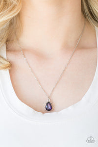 Classy Classicist - Purple Necklace