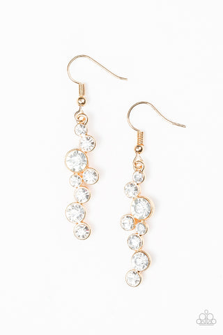 Milky Way Magnificence - Gold Earrings