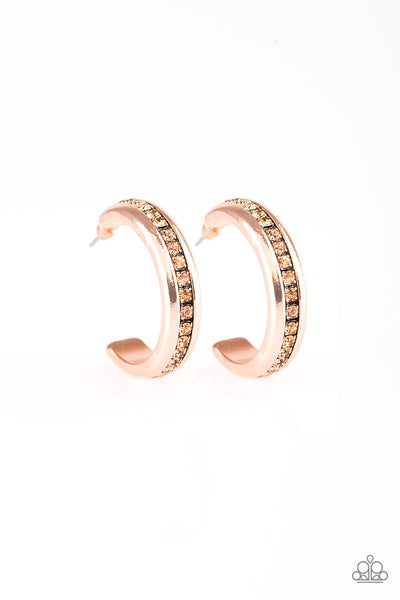 5th Avenue Fashionista - Copper Earrings