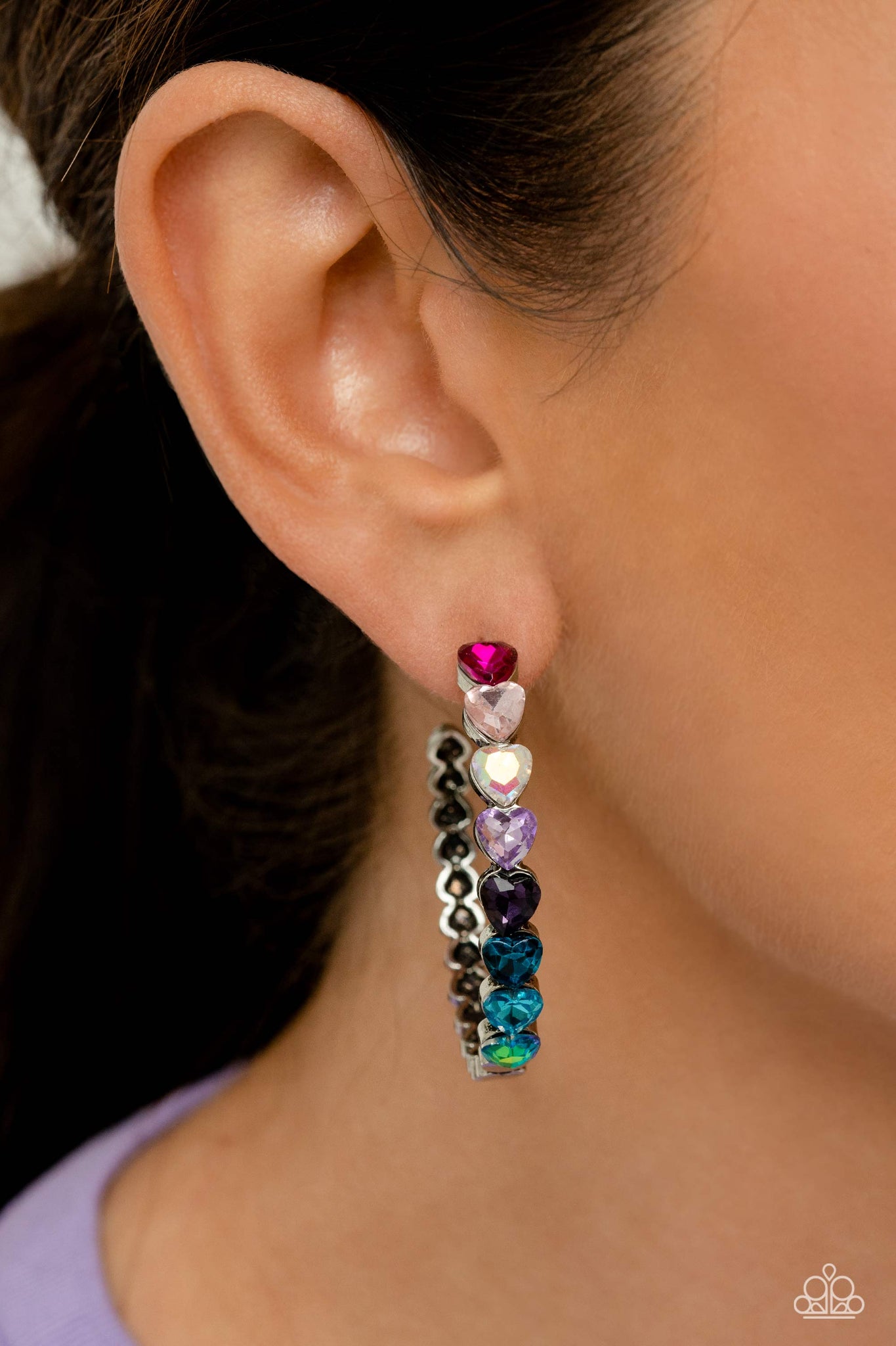 Hypnotic Heart Attack - Multi Hoop Earings