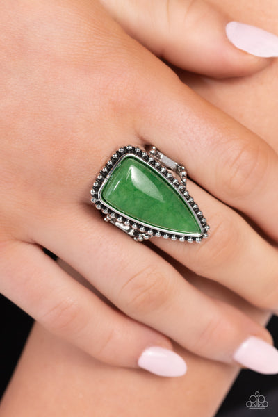 Earthy Engagement - Green Ring