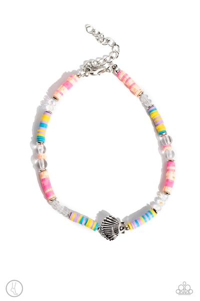 Carefree Coral - Multi Anklet