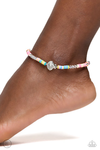 Carefree Coral - Multi Anklet