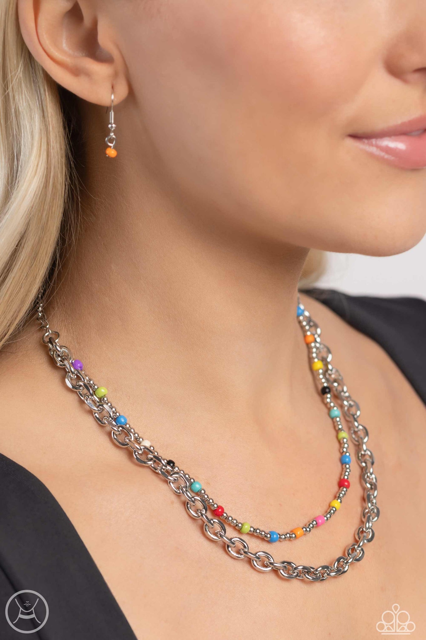 A Pop of Color - Multi Choker Necklace