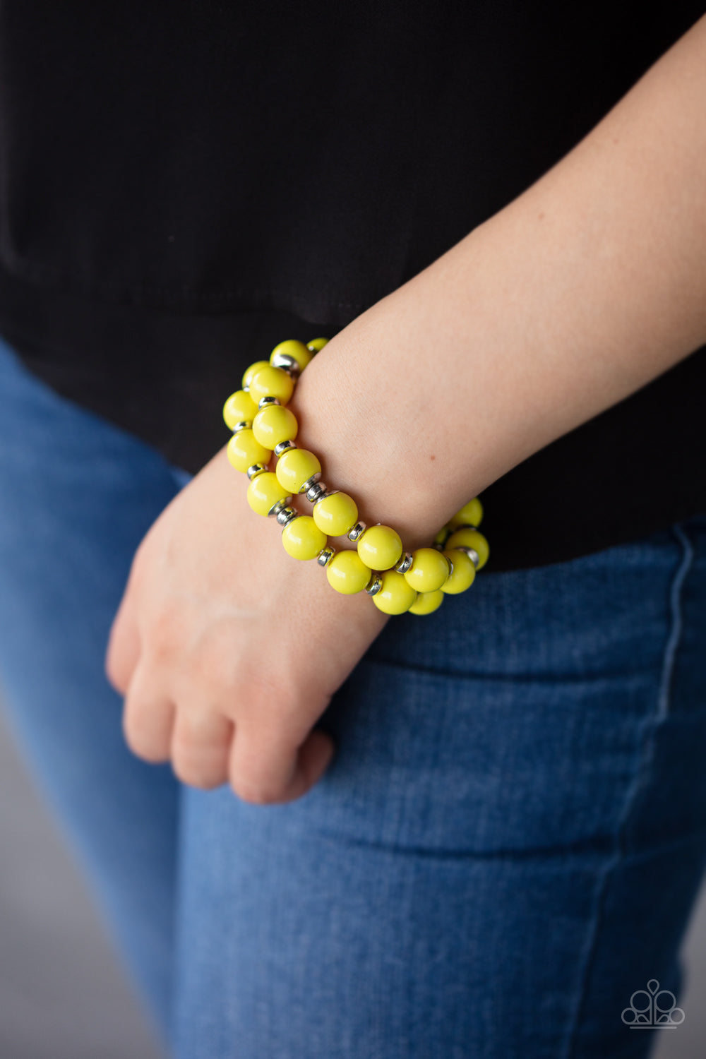 Bubble Blast Off - Yellow Bracelet