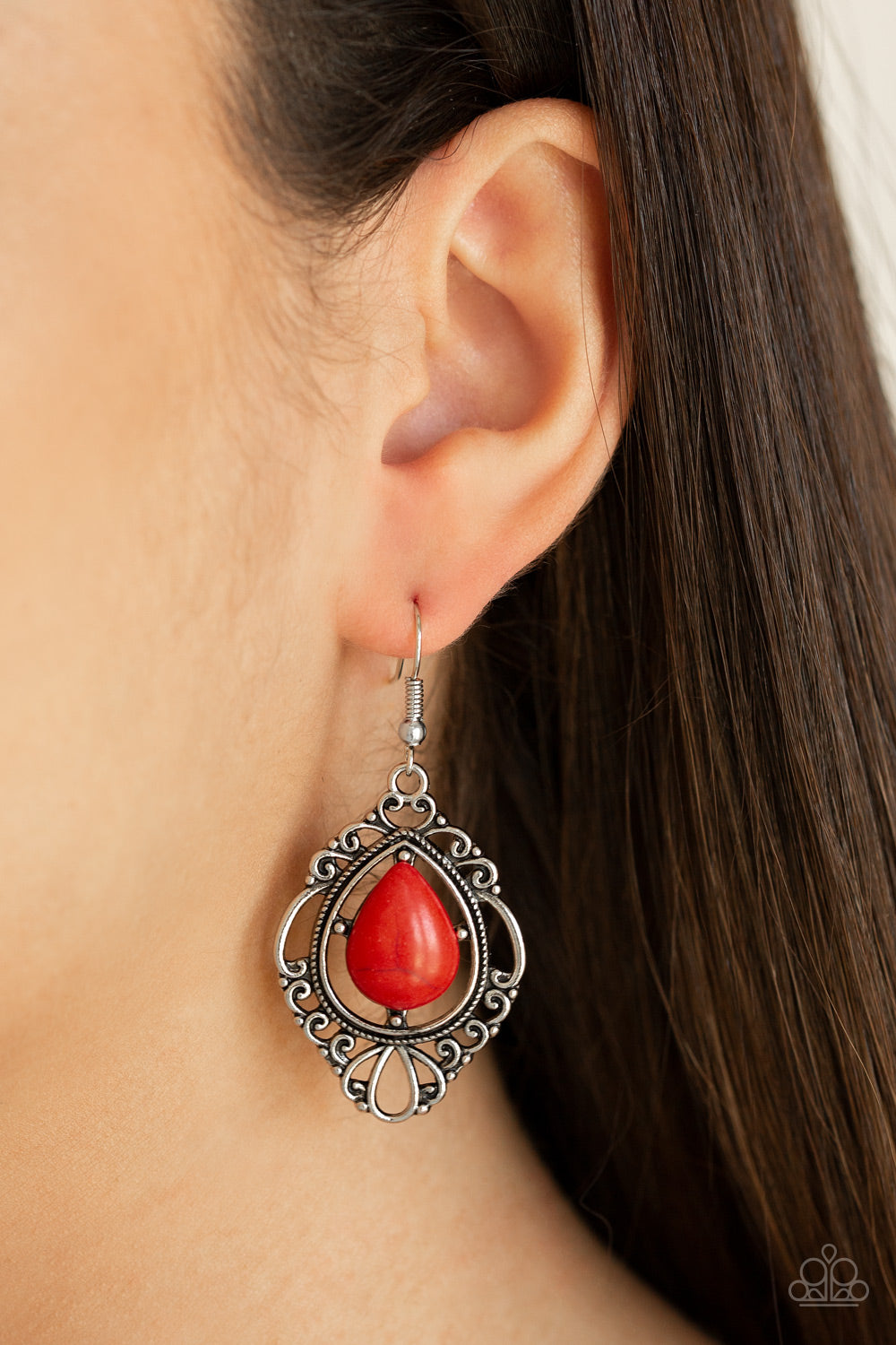 Southern Fairytale - Red Earrings