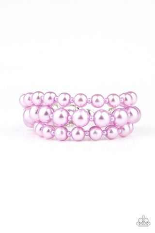 Total PEARL-fection - Purple Bracelet