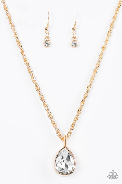 Million Dollar Drop - Gold Necklace