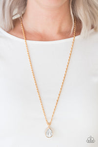 Million Dollar Drop - Gold Necklace