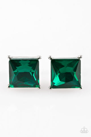 The Big Bang - Green Post Earrings