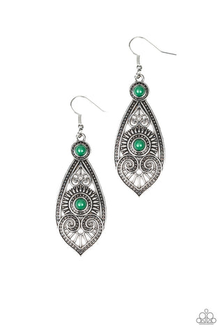 Sweetly Siren - Green Earrings