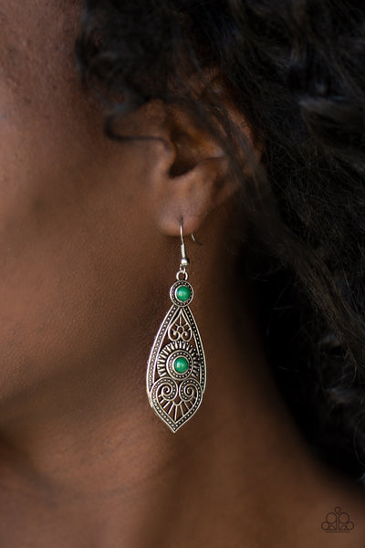 Sweetly Siren - Green Earrings