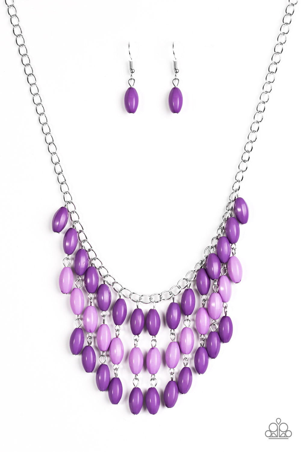 Delhi Diva - Purple Necklace