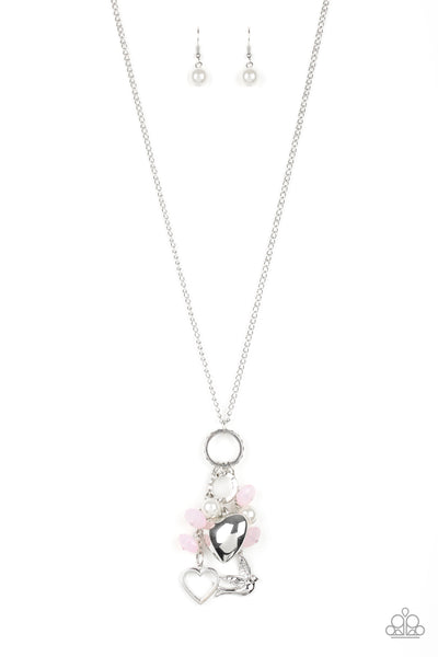 I Will Fly - Pink Necklace